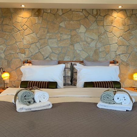 Doormat# Wait 'N Sea, Jacuzzi, Luxury Stone House Apartman Epanomí Kültér fotó