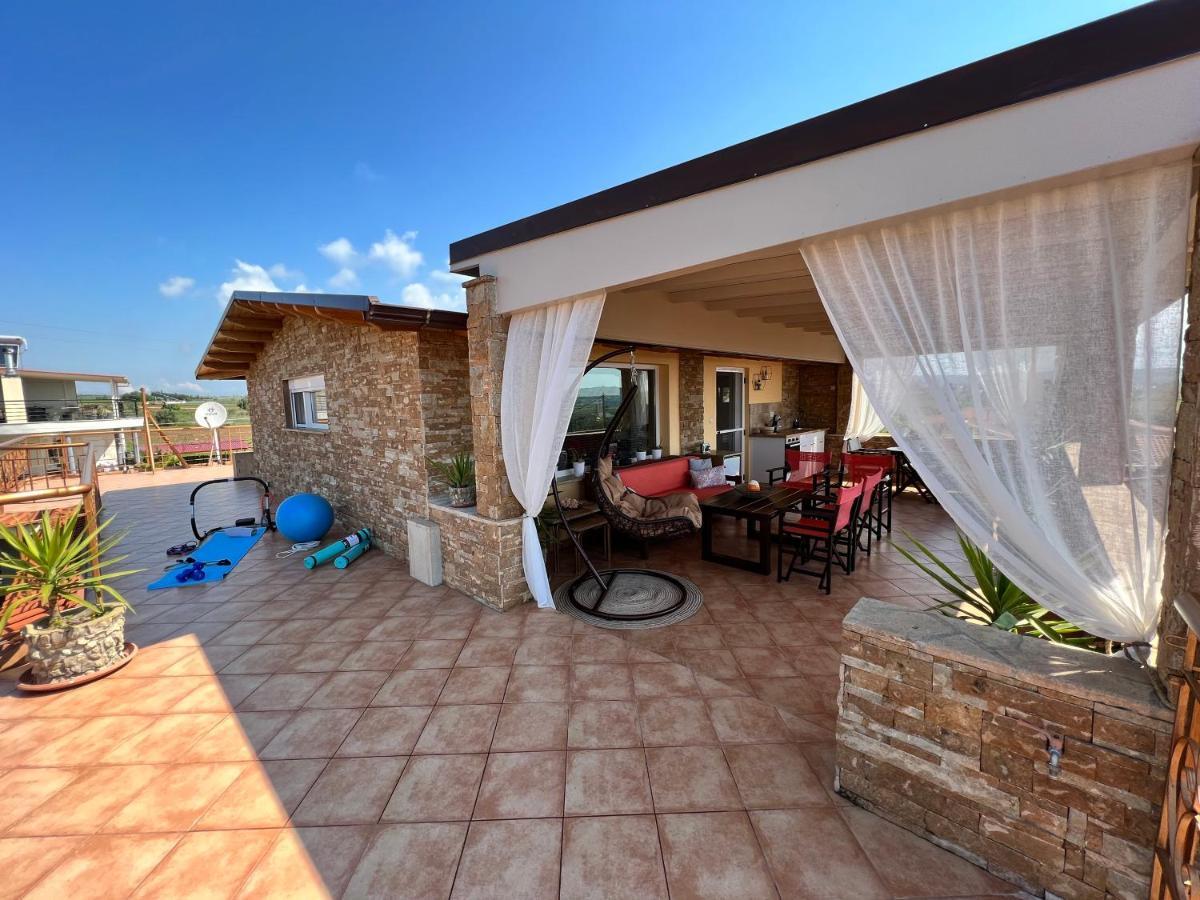 Doormat# Wait 'N Sea, Jacuzzi, Luxury Stone House Apartman Epanomí Kültér fotó